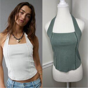 NWT American Eagle Lace Halter Tank Top M